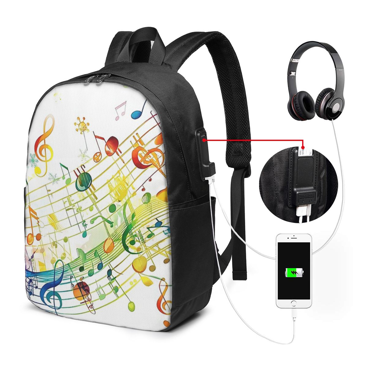 Sac à dos abstrait avec touche - Backpacks avis et prix